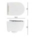 Moon wc suspendat, Clean Flush, proiectie scurta 46cm